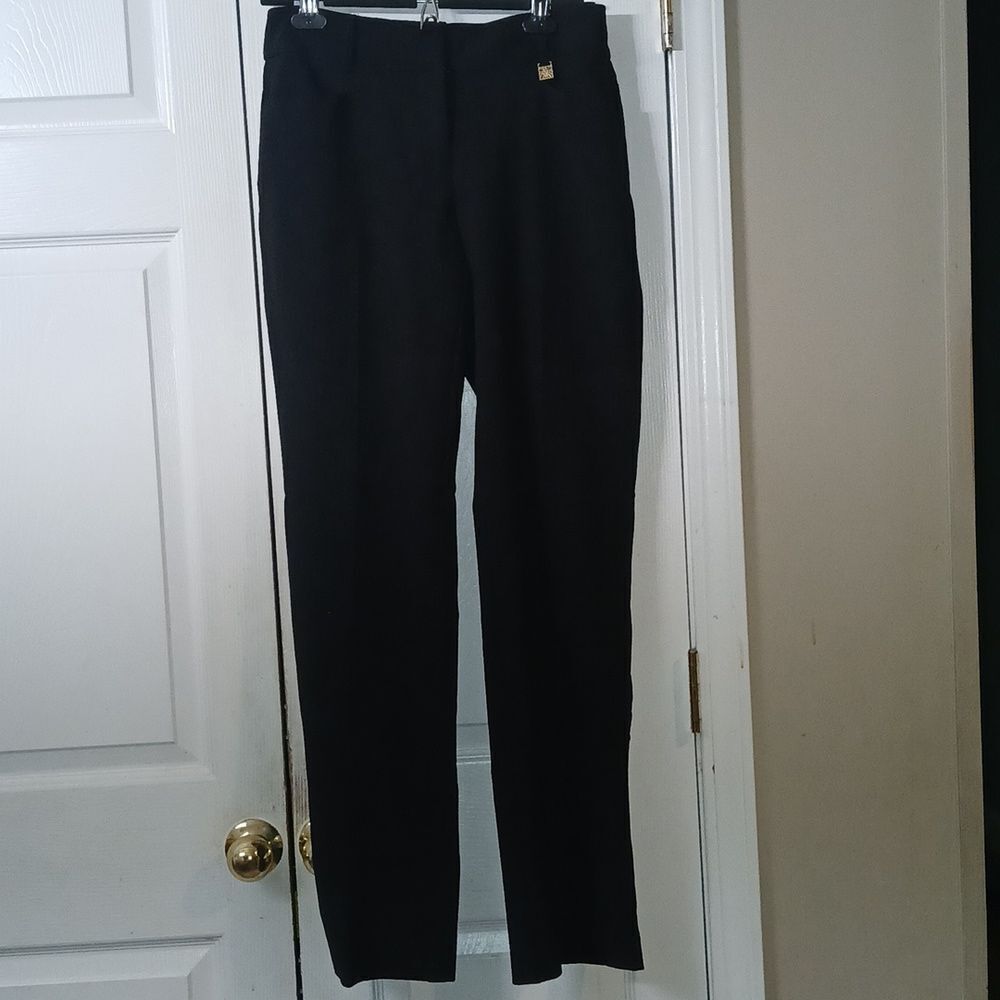 Anne Klein black dress pants with front pockets Sz 2 NWOT